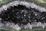 Wide, Purple Amethyst Geode - Uruguay #128076-3